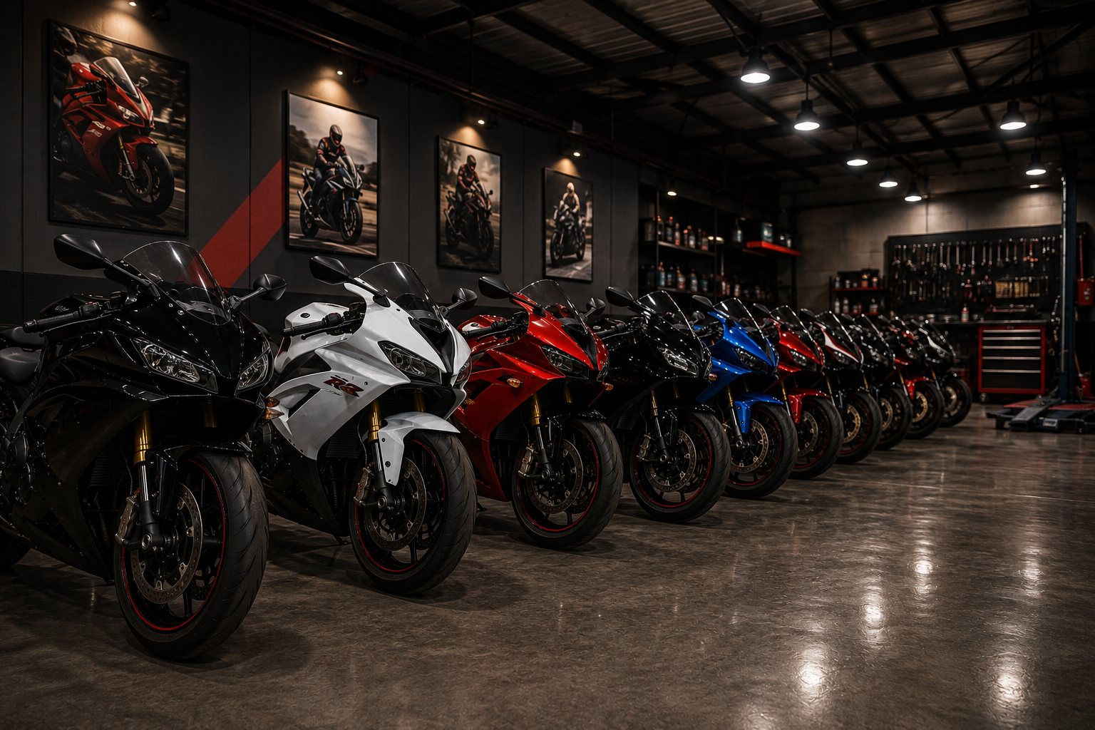 Motorcycle workshop Dubai